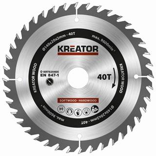 Kreator  KRT020405 - Pílový kotúč na drevo 140mm,  40T značky Kreator