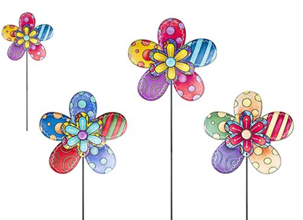 Gardera  Dekorácia kvet na na paličke,  43 cm,  MIX značky Gardera