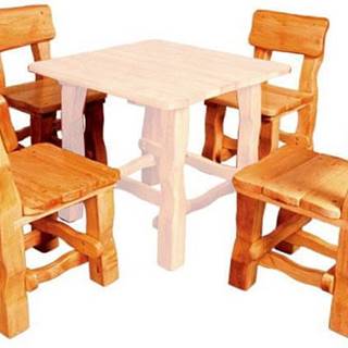eoshop Záhradná stolička MO213 (MO100),  jelša masív (Farba dreva: Orech)