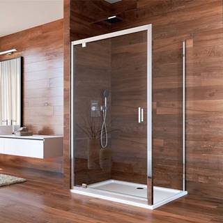 Mereo  Lima sprchovací kút,  80x90x190 cm,  pivotové dvere a pevný diel,  sklo Číre CK87993K -  značky Mereo