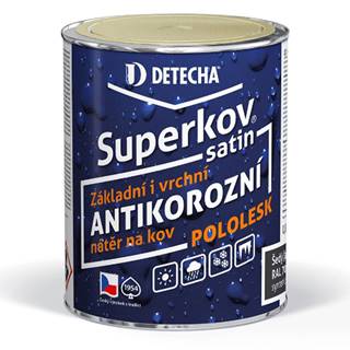 DETECHA Superkov satin - vysokoodolný antikorózny syntetický náter 20 kg červenohnedý