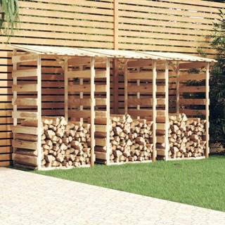Vidaxl Pergola so strechami 3 ks100x90x200 cm impregnované borovicové drevo