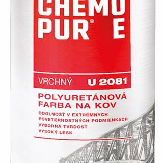 Chemolak U 2081 CHEMOPUR E - Vrchná polyuretánová farba 0, 8 l ral 8003 - hnedá hlina