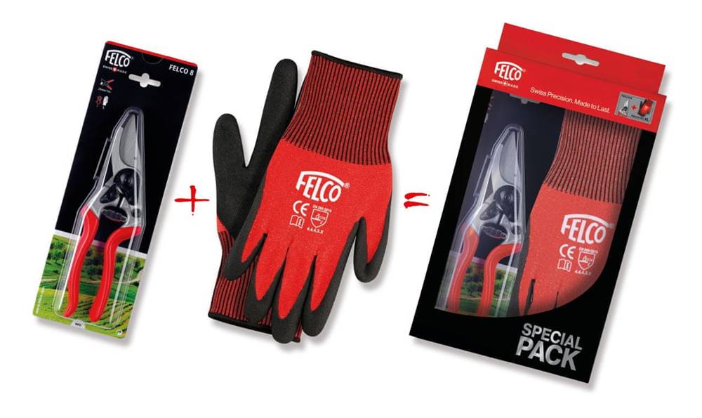 Felco  Nožnice  8 + rukavice XL (darčekový set) značky Felco