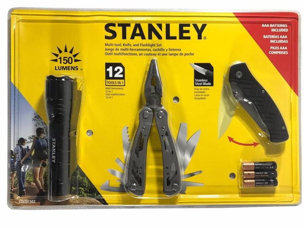 Stanley  Súprava na prežitie,  baterka,  nôž,  multitool značky Stanley