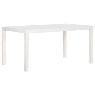 Petromila  vidaXL Záhradný stôl 150x90x72 cm PP biely značky Petromila