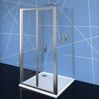 POLYSAN  EASY LINE trojstenný sprch. kút 800x700mm,  sklad.dvere,  L/P,  číre sklo EL1980EL3115EL3115 -  značky POLYSAN