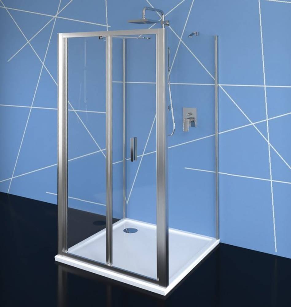 POLYSAN  EASY LINE trojstenný sprch. kút 800x700mm,  sklad.dvere,  L/P,  číre sklo EL1980EL3115EL3115 -  značky POLYSAN