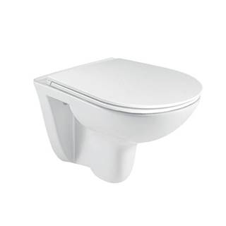 Mereo  WC závesné,  RIMLESS,  530x355x360,  keramické,  vrátane sedátka CSS113S VSD81S -  značky Mereo