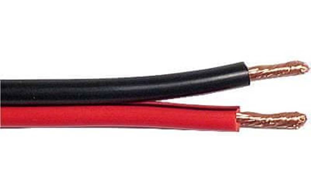HADEX  Dvojlinka 2x2, 5mm2 CU, 13AWG červeno-čierna,  /CYH 2x2, 5mm/ značky HADEX