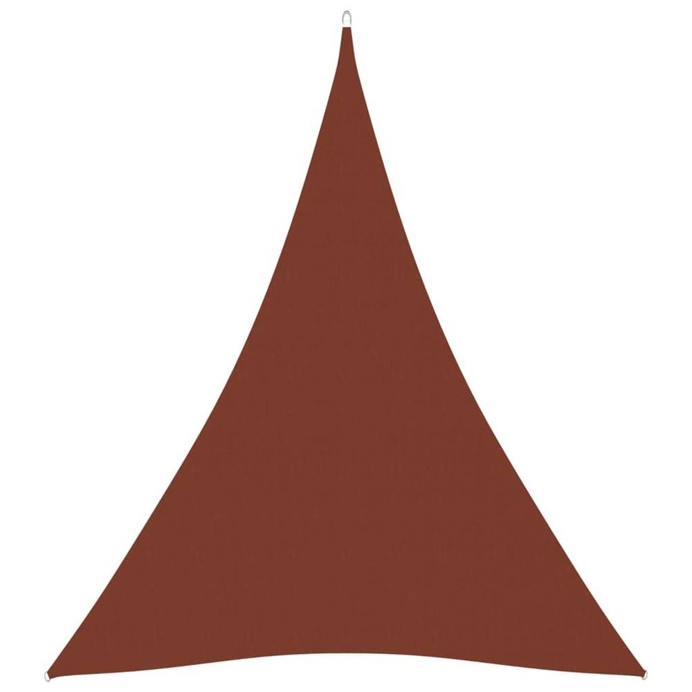 Petromila  vidaXL Tieniaca plachta oxfordská látka trojuholníková 5x6x6 m tehlová značky Petromila
