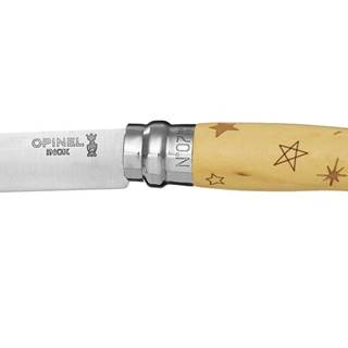Opinel  Zatvárací nôž VRI N°07 Inox 8 cm buk,  motív hviezd,   značky Opinel