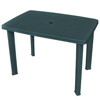 Petromila  vidaXL Záhradný stôl,  zelený 101x68x72 cm,  plast značky Petromila