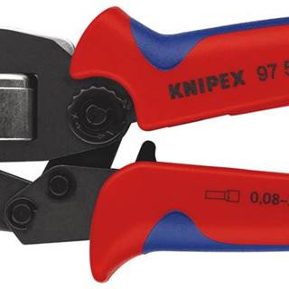 Knipex   Kliešte samonastaviteľné bočné pre lisovanie káblových koncoviek značky Knipex