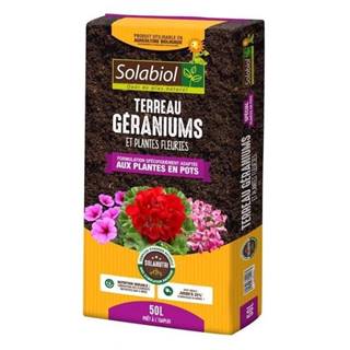 Solabiol  ,  muškáty a kvitnúce rastliny,  50 l vrece,  UAB značky Solabiol