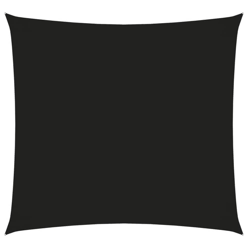 Petromila  vidaXL Tieniaca plachta,  oxford,  štvorcová 4x4 m,  čierna značky Petromila