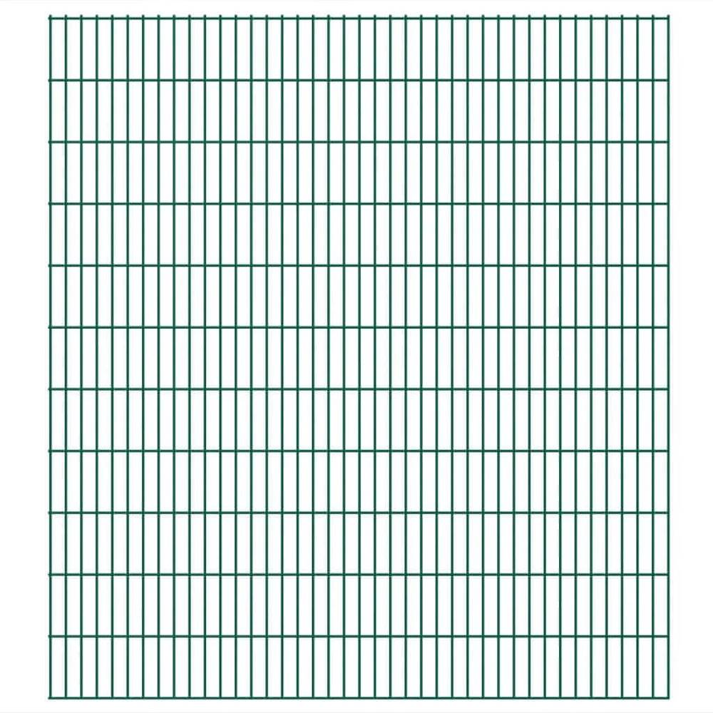Vidaxl  2D plotové panely,  2, 008 x 2, 23 m,  10 m,  zelené značky Vidaxl
