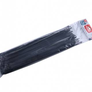 Extol Premium Pásky sťahovacie na káble EXTRA,  čierne,  370x7, 6mm,  50ks,  nylon PA66