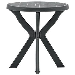 Vidaxl  Bistro stolík antracitový Ø70 cm plastový značky Vidaxl