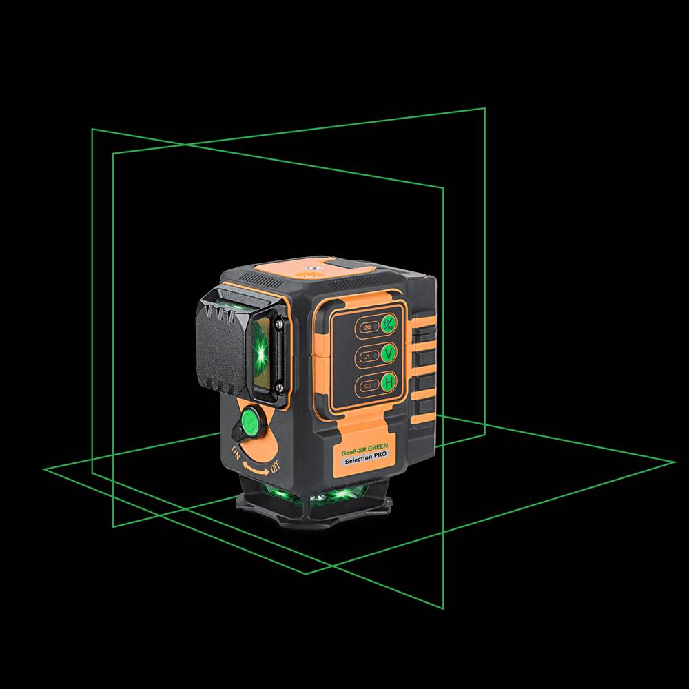 GEO  Čiarový laser Fennel 6-XR Green pre inštalácie na steny a podlahy značky GEO