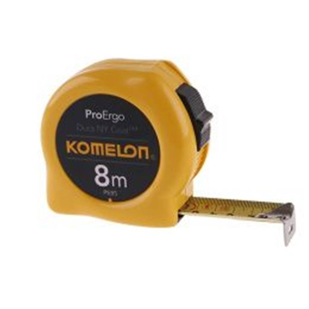 Komelon  meter KMC 8074N 8mx25  žltý zvinovací značky Komelon