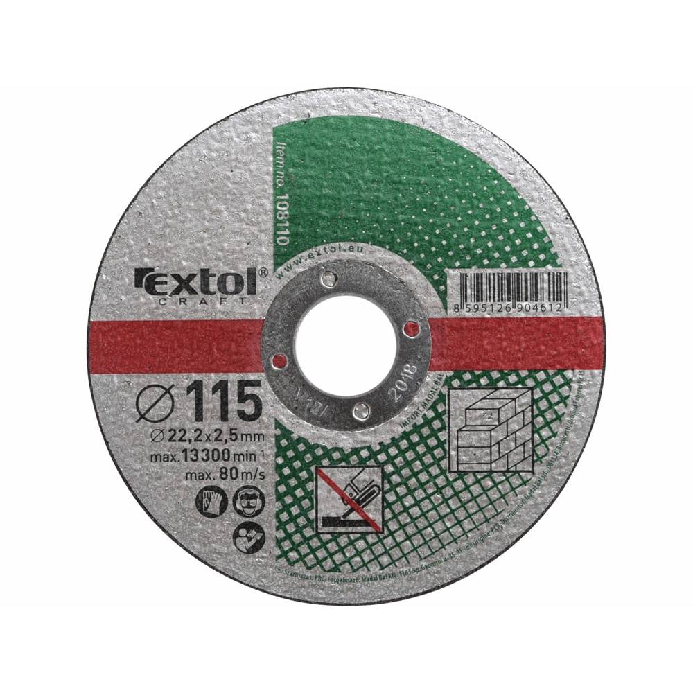Extol Craft  Kotúč rezný na kameň 5ks,  115x2, 5mm,   značky Extol Craft
