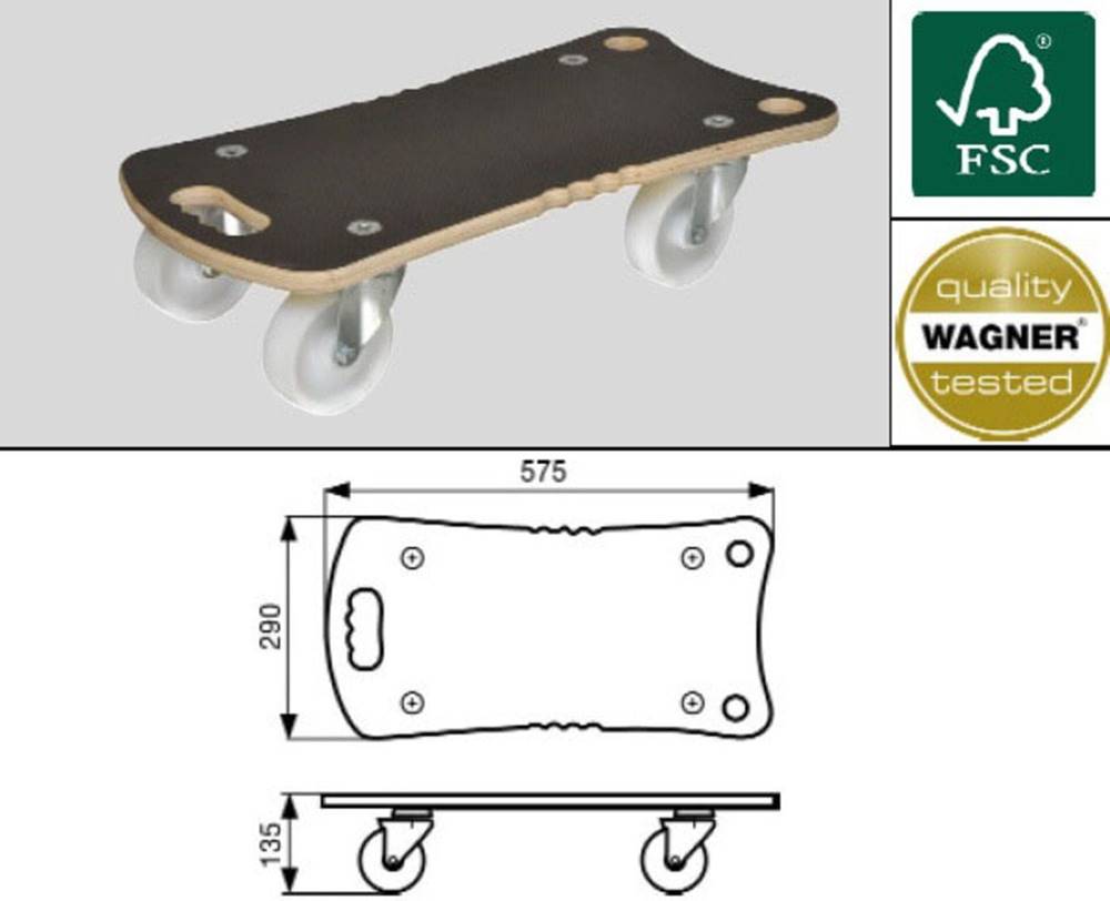 Wagner  Podložka transportná MM 1311 nosnosť 400 kg (20131101) značky Wagner