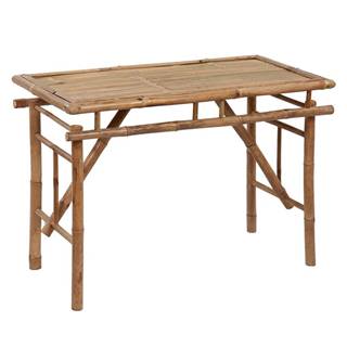 Petromila  vidaXL Skladací záhradný stôl 115x50x75 cm bambus značky Petromila