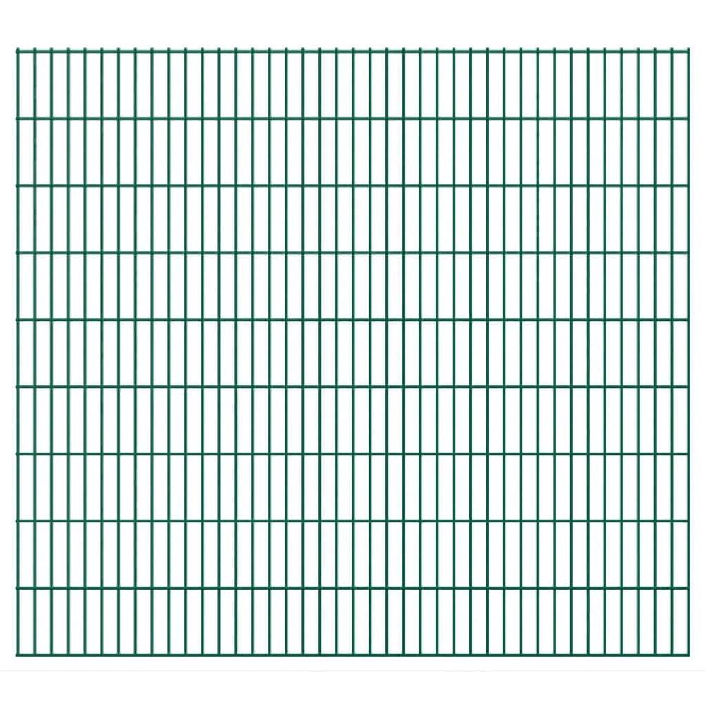 Vidaxl  2D plotové panely,  2, 008 x 1, 83 m,  24 m,  zelené značky Vidaxl