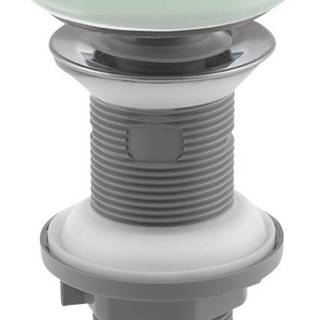 ISVEA  Umývadlová výpusť 5/4“,  click-clack,  keramická zátka,  hr.20-70mm,  matná zelená mint -  značky ISVEA