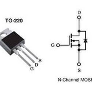 HADEX IRF630 N MOSFET 200V/9A 75W 0, 4 Ohm TO220