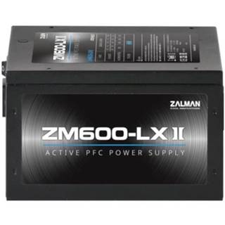 Zalman  ,  ZM600-LX II,  600W,  nemodulárny napájací zdroj značky Zalman