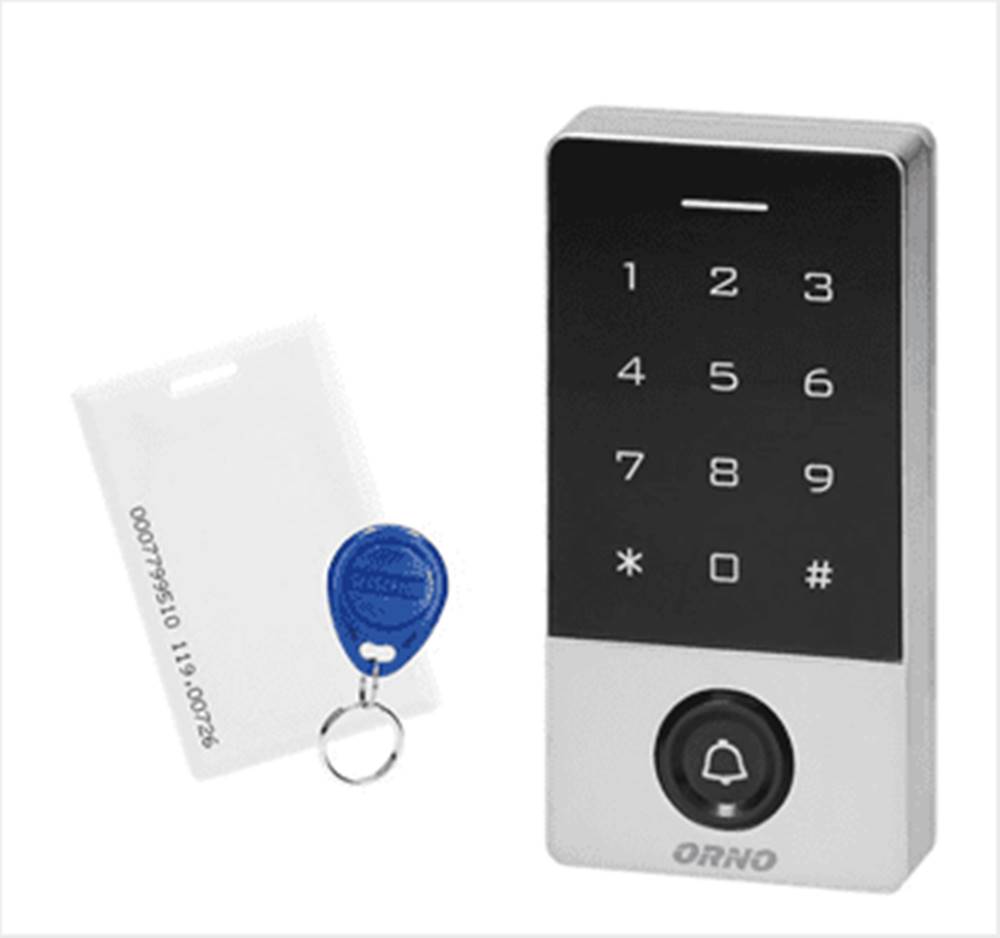 Orno  Čítačka RFID,  klávesnica,  zvonček  OR-ZS-827 ,  IP68 ,  prístupové systémy značky Orno