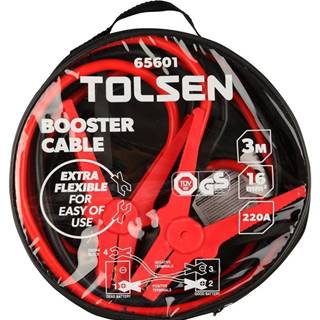 Tolsen Tools Káble štartovacie pomocné 16 mm² x 3 m,  220A TOLSEN