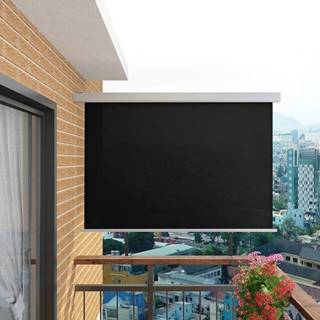 Vidaxl  Bočná markíza na balkón,  multifunkčná 180x200 cm,  čierna značky Vidaxl