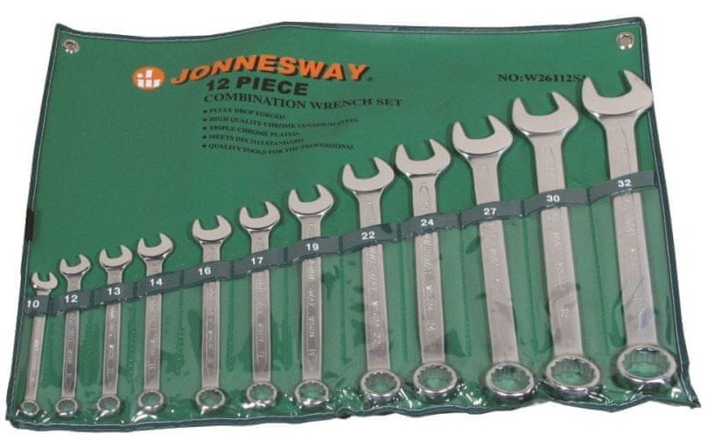 Jonnesway  Sada očkoplochých kľúčov 12 ks,  10-32 mm -  W26112SA značky Jonnesway