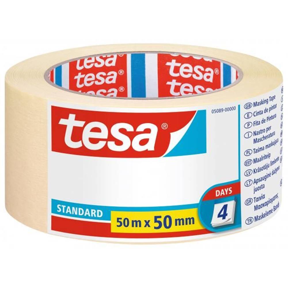 Tesa  Maskovacia krepová páska standart 50mm x 50m značky Tesa