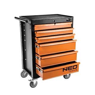 NEO Tools  Vybavený montážny vozík 6 zásuviek s náradím  značky NEO Tools