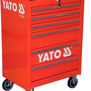 YATO  Skrinka dielenská pojazdná 6 zásuviek červená