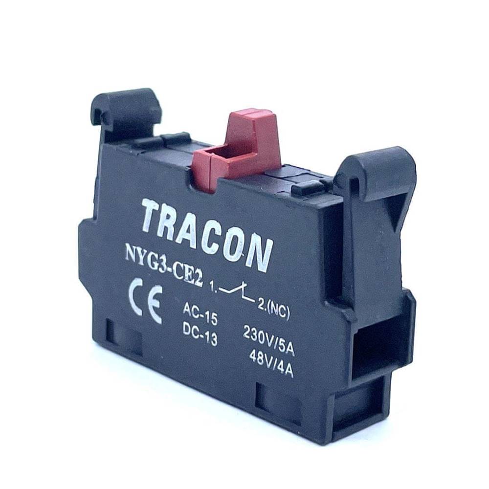 Tracon Electric  Kontaktný blok k sérii NYG(K)3 - 1xNC 2 ks značky Tracon Electric