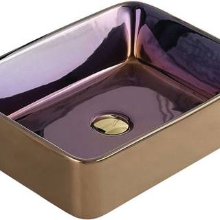 Mexen  CATIA umývadlo,  48x37 cm,  fialová-zlatá,  21314855 značky Mexen