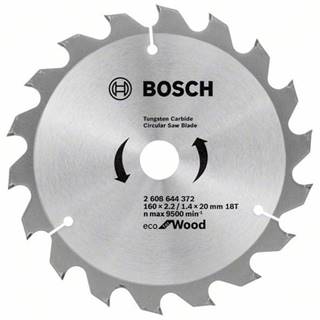 Bosch 2608644372 pílový kotúč Eco for Wood 160x2.2/1.4x20,  18T