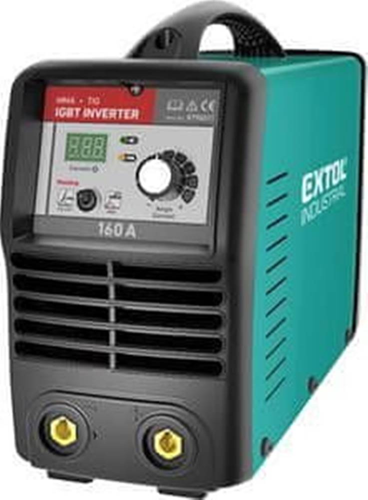 Extol Industrial  Invertor zvárací 10-160A,  5, 2kW,  napätie na prázdno 74V značky Extol Industrial