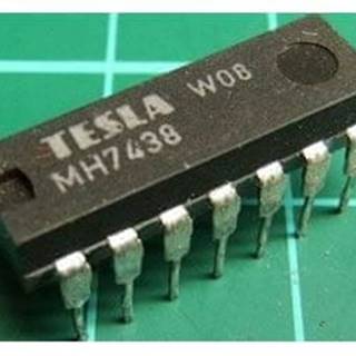 HADEX 7438 4x 2vstup NAND výkonový,  DIL14,  /MH7438,  MH7438S, MH5438/