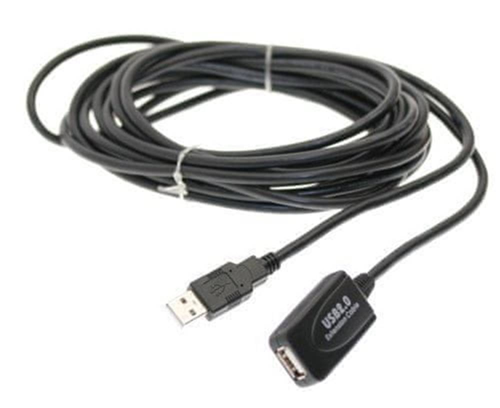 HADEX  Kábel USB 2.0 konektor USB A / zdierka USB A 5m vrátane repeatera značky HADEX