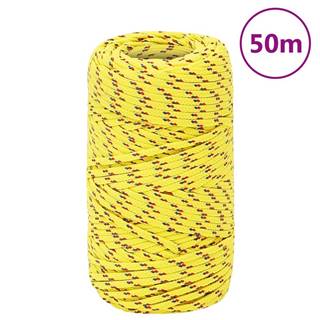 Vidaxl  Lodné lano žlté 2 mm 50 m polypropylén značky Vidaxl