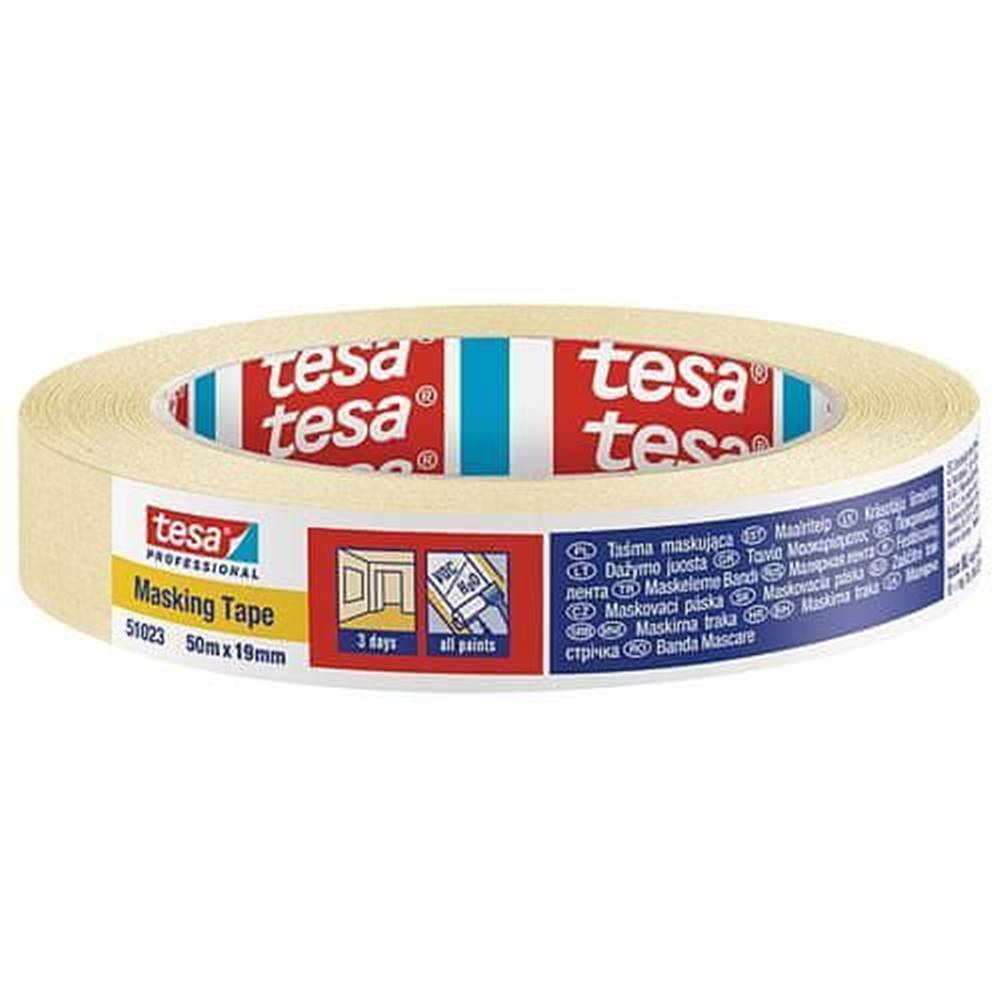 Tesa  Páska  PRO,  maliarska,  maskovacia,  lepiaca,  19 mm,  L-50 m značky Tesa