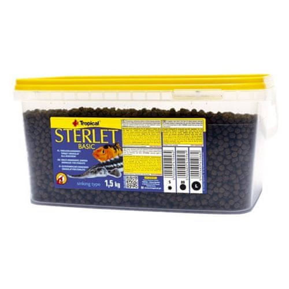 TROPICAL  Sterlet Basic S 3l/1500g krmivo pre jesetery značky TROPICAL
