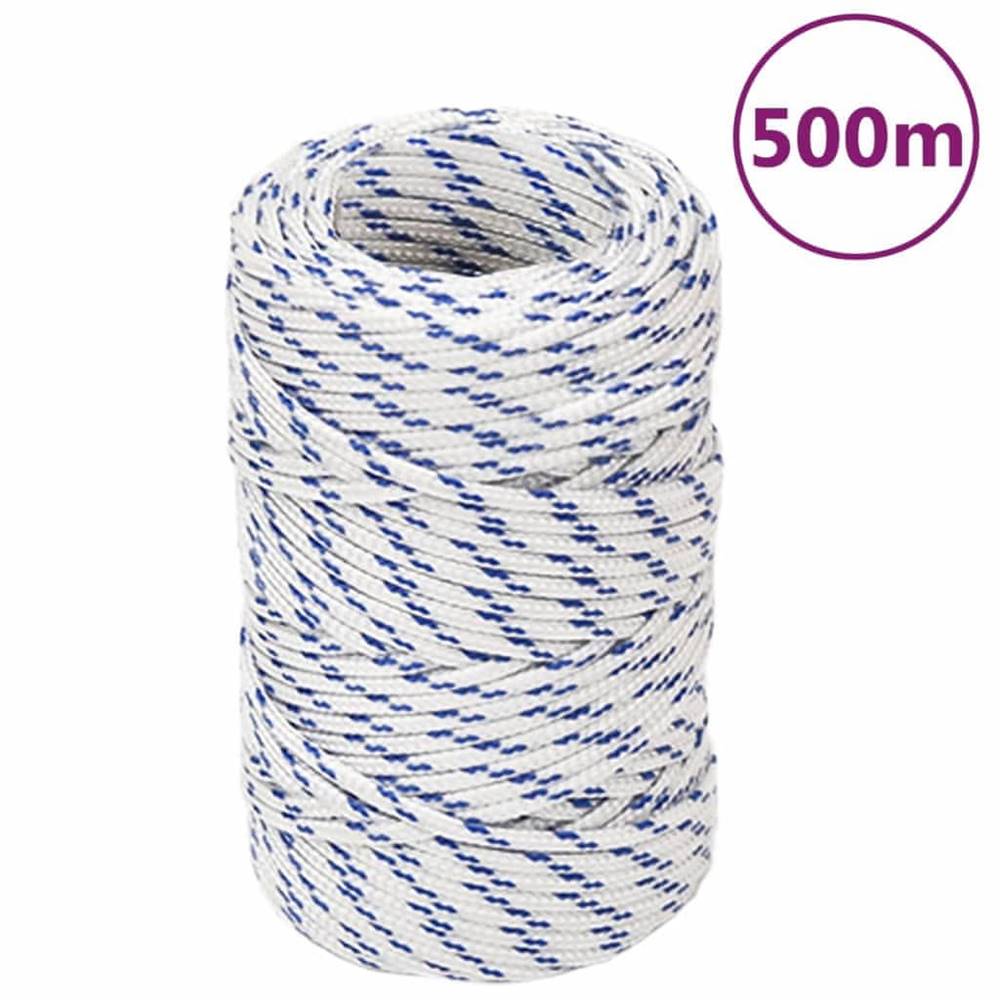 Vidaxl  Lodné lano biele 2 mm 500 m polypropylén značky Vidaxl