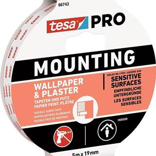 Tesa  Páska  Mounting PRO,  montážna,  na tapety a omietky,  lepiaca,  19 mm,  L-5 m značky Tesa
